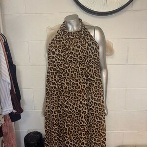 Forever 21 Black Strapless Maxi Dress